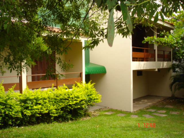 Vista da fachada.