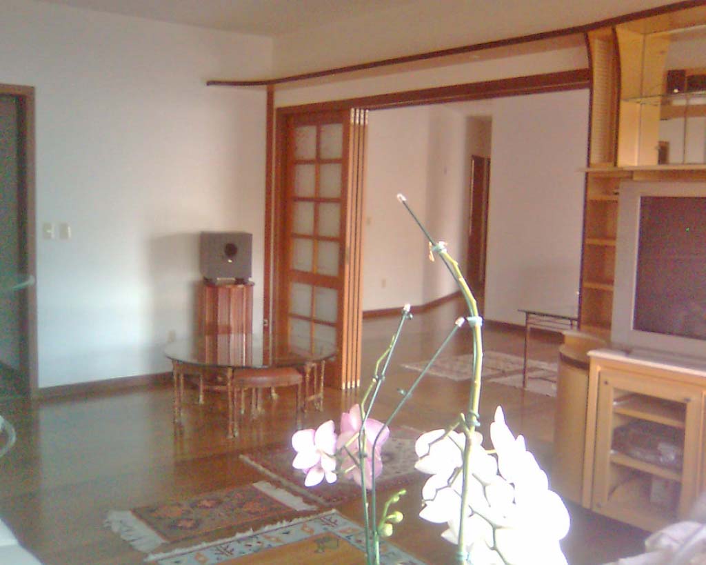 Sala do apartamento.